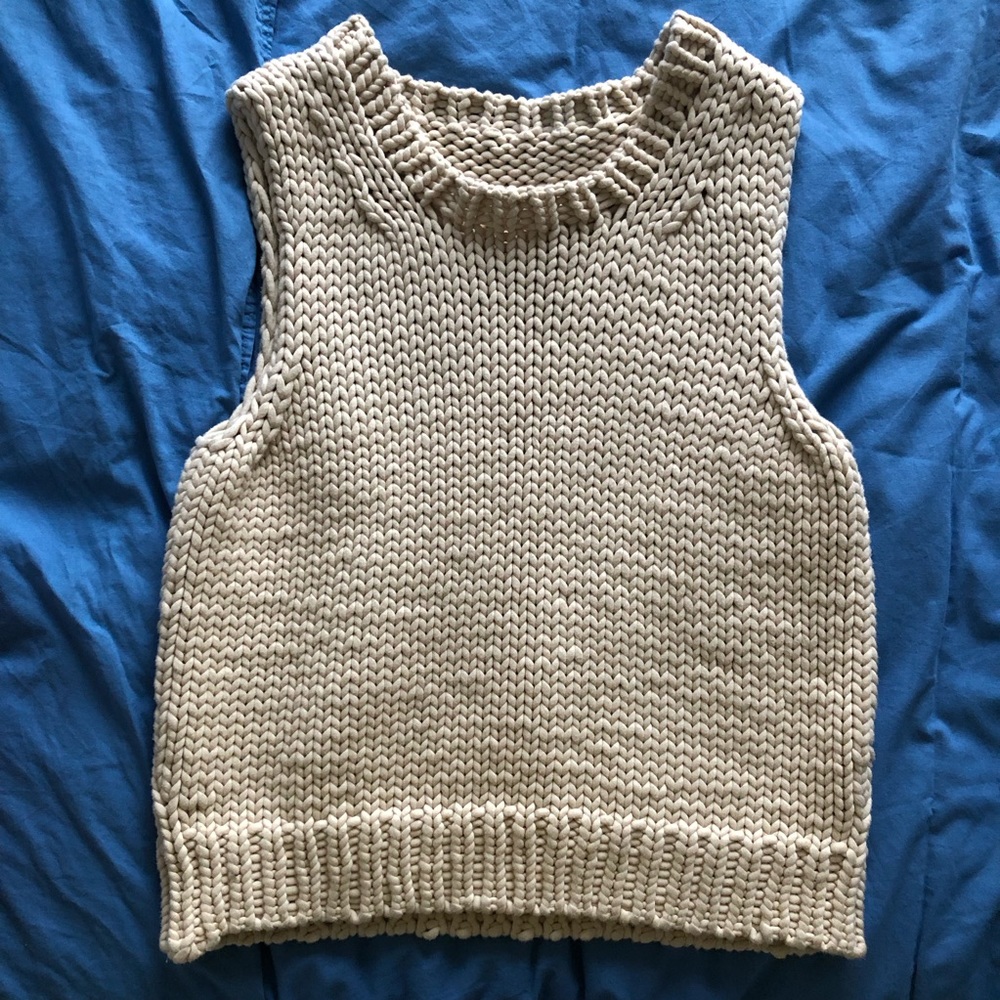 COS chunky knitted vest